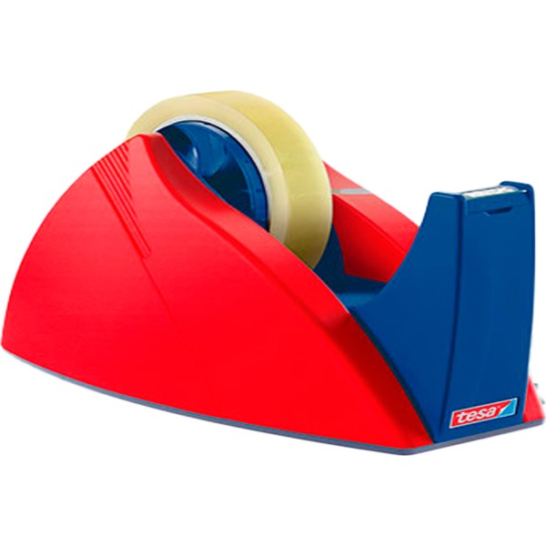 Portarollos easy cut rojo / azul para rollos de 66 m