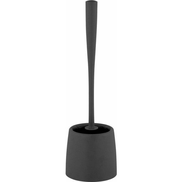 Escobillero wc plastico negro 38cm.