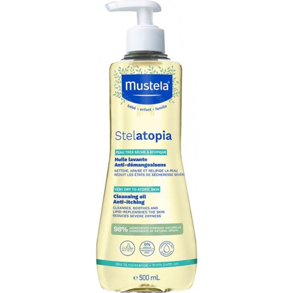 Mustela bebe stelatopia aceite corporal aceite corporal 500ml